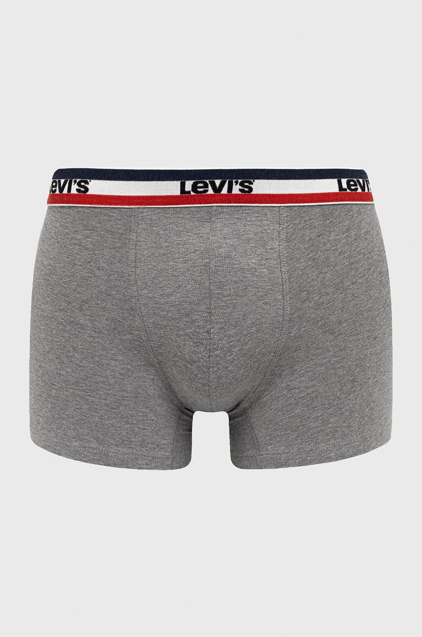 Levi's Boxerky pánské černá barva 37149.0544-blackgreym - Pepit.cz