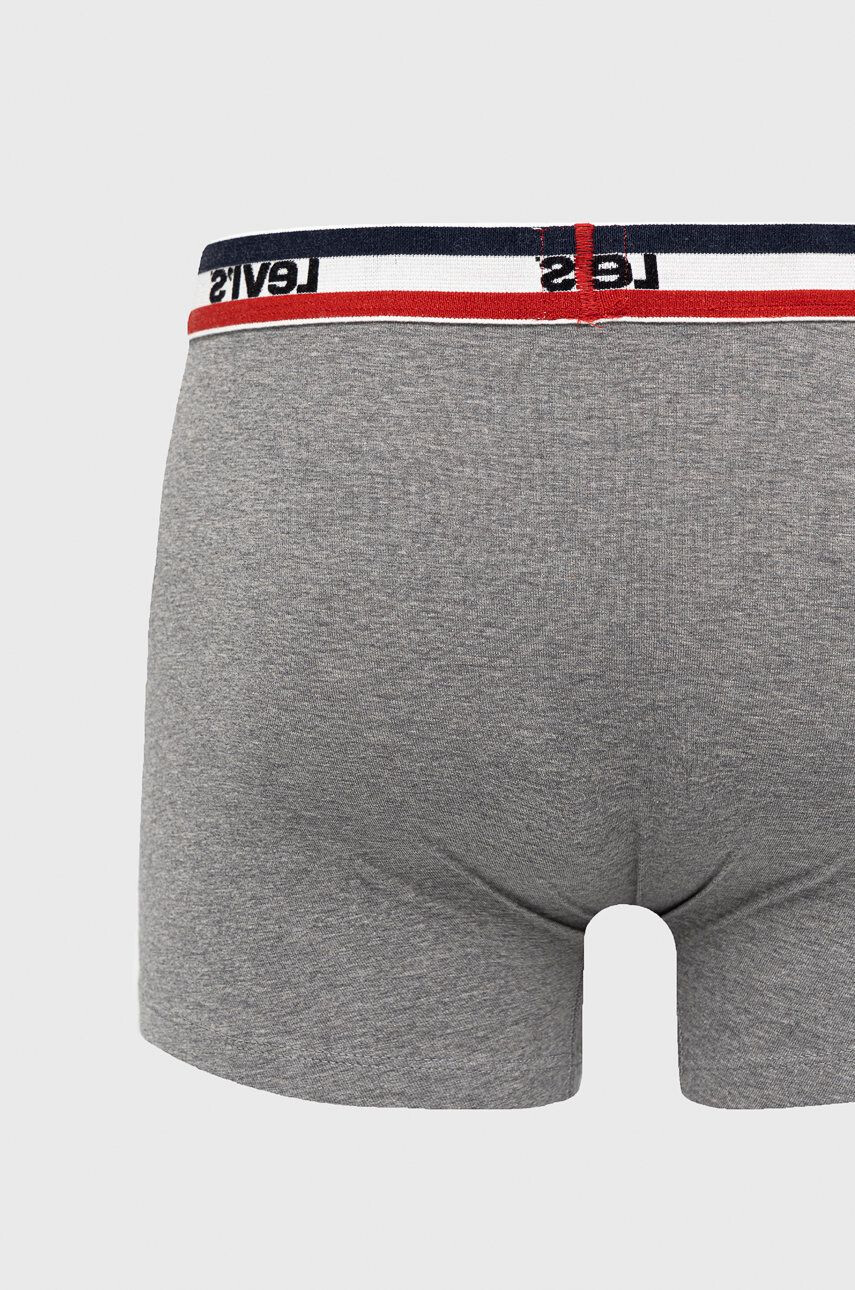 Levi's Boxerky pánské černá barva 37149.0544-blackgreym - Pepit.cz