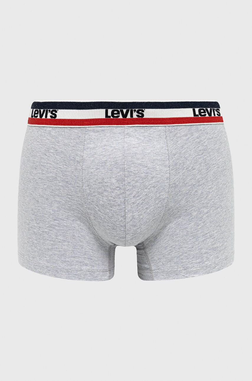 Levi's Boxerky pánské tmavomodrá barva 37149.0542-navygreyme - Pepit.cz