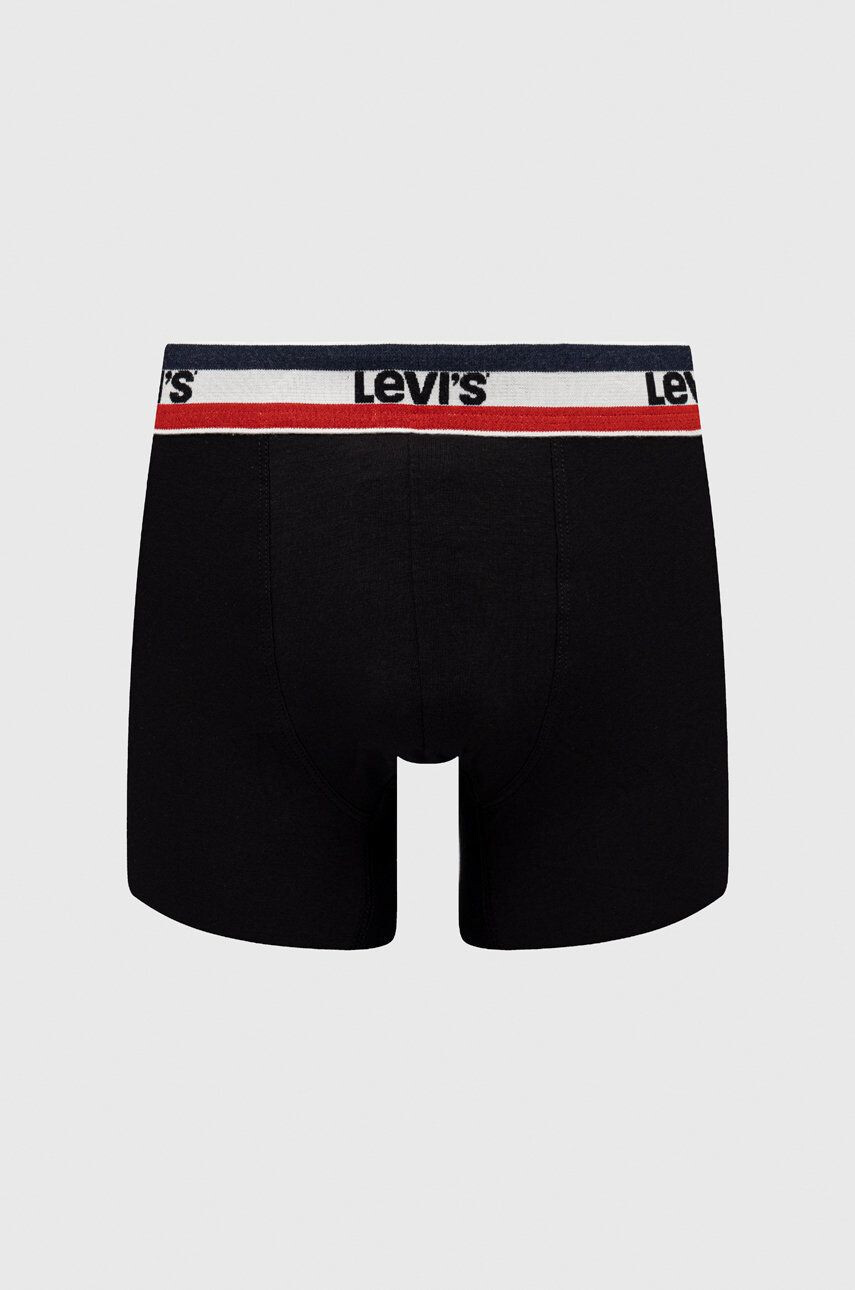 Levi's Boxerky (3-pak) pánské zelená barva - Pepit.cz