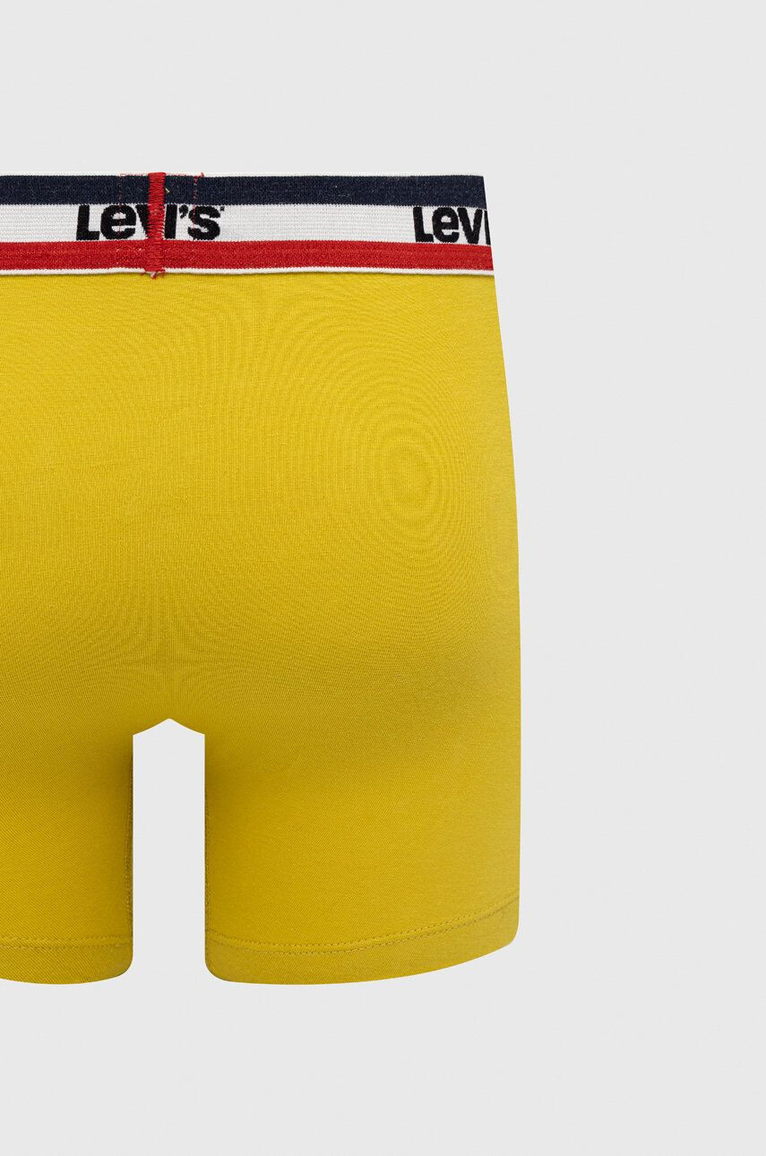 Levi's Boxerky (3-pak) pánské zelená barva - Pepit.cz