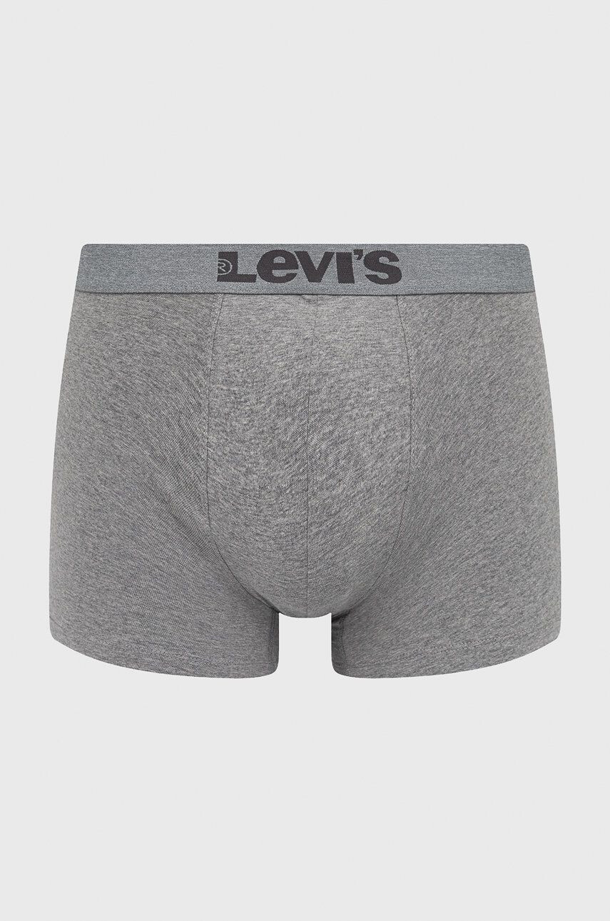 Levi's Boxerky ( 2-pak) pánské šedá barva - Pepit.cz