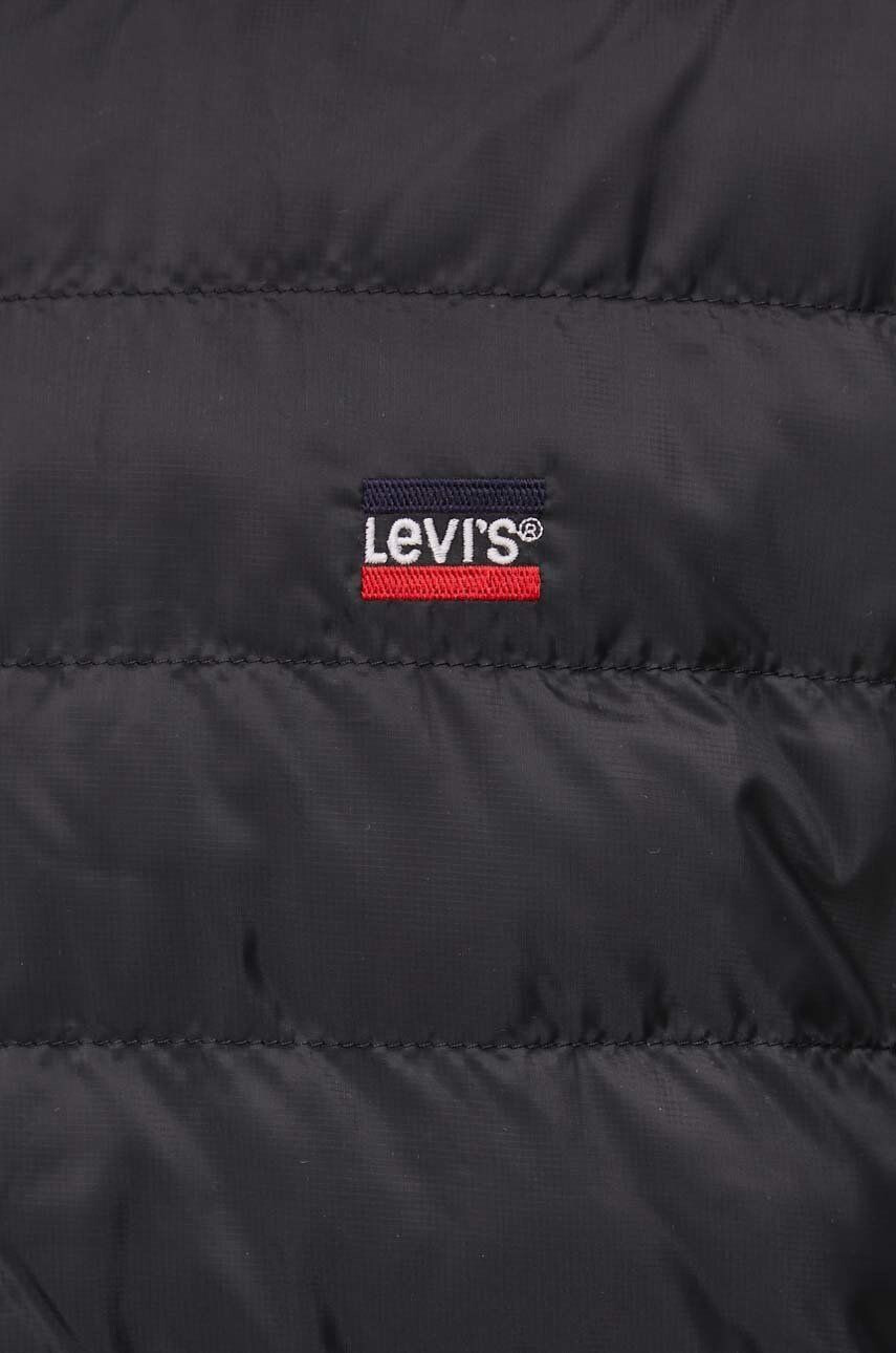 Levi's Bunda pánská černá barva přechodná - Pepit.cz