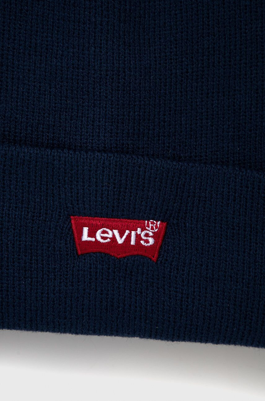 Levi's Čepice a dětské rukavice tmavomodrá barva - Pepit.cz