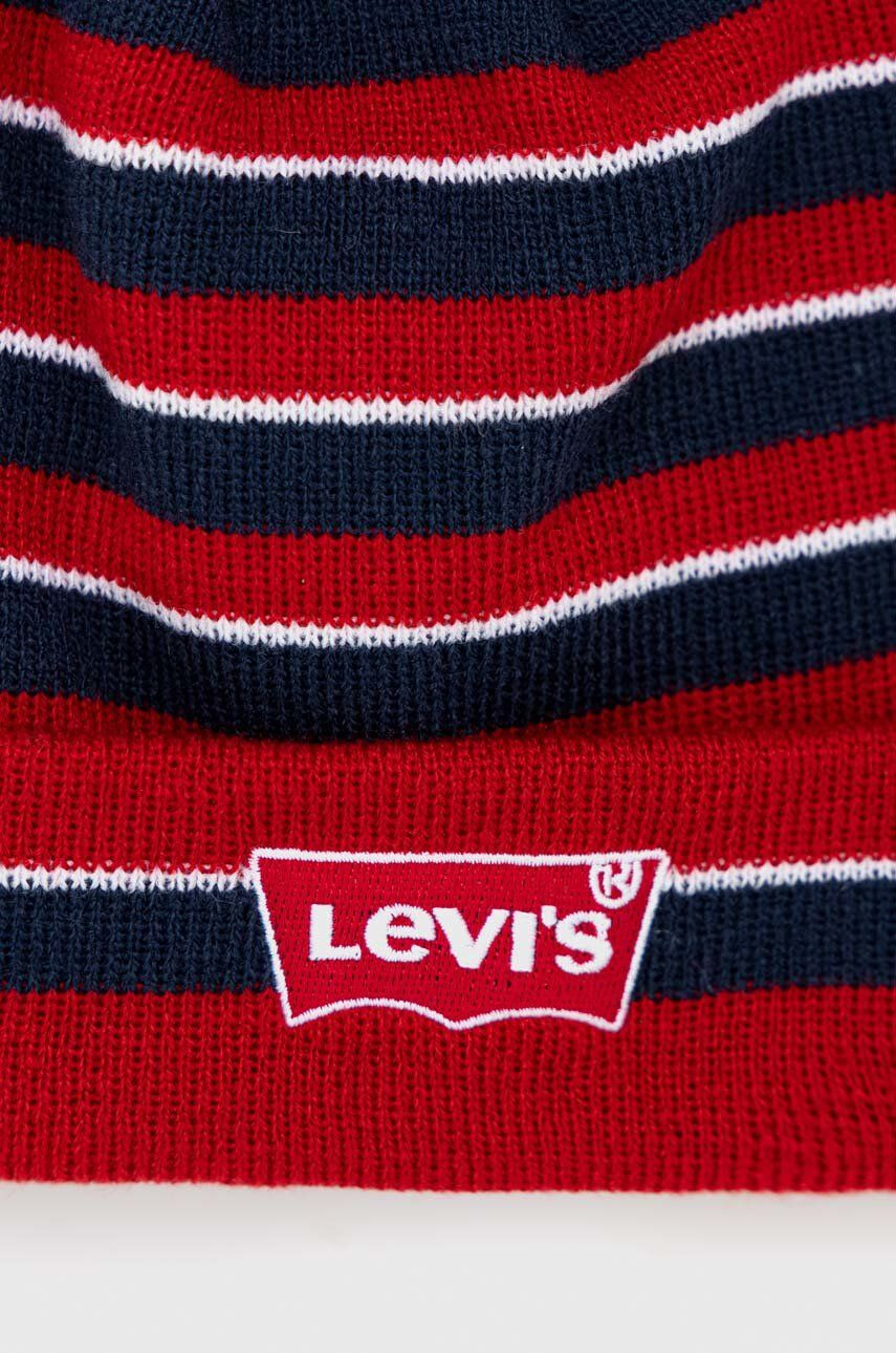 Levi's Čepice a dětské rukavice tmavomodrá barva - Pepit.cz