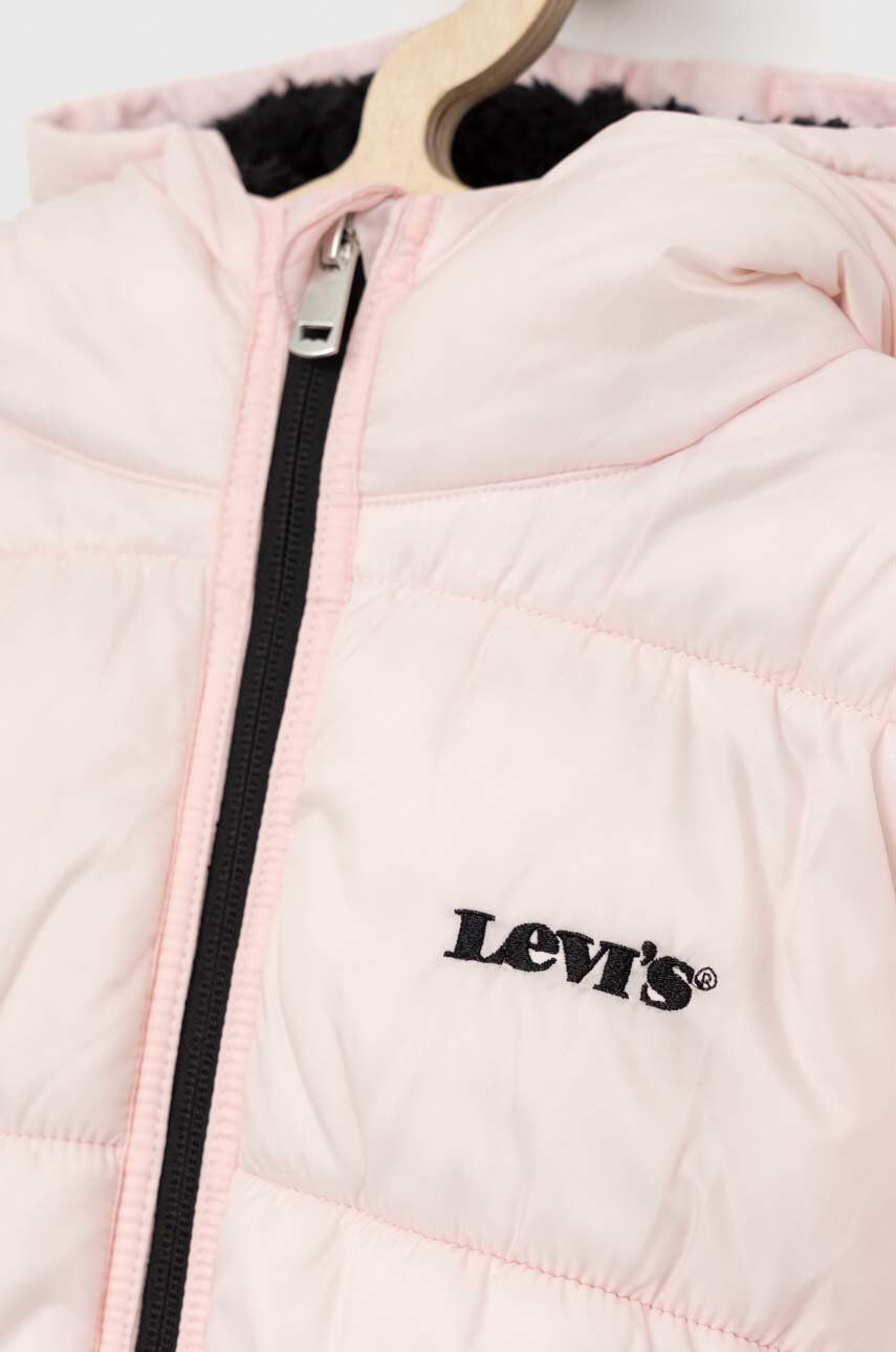 Levi's Dětská bunda růžová barva - Pepit.cz