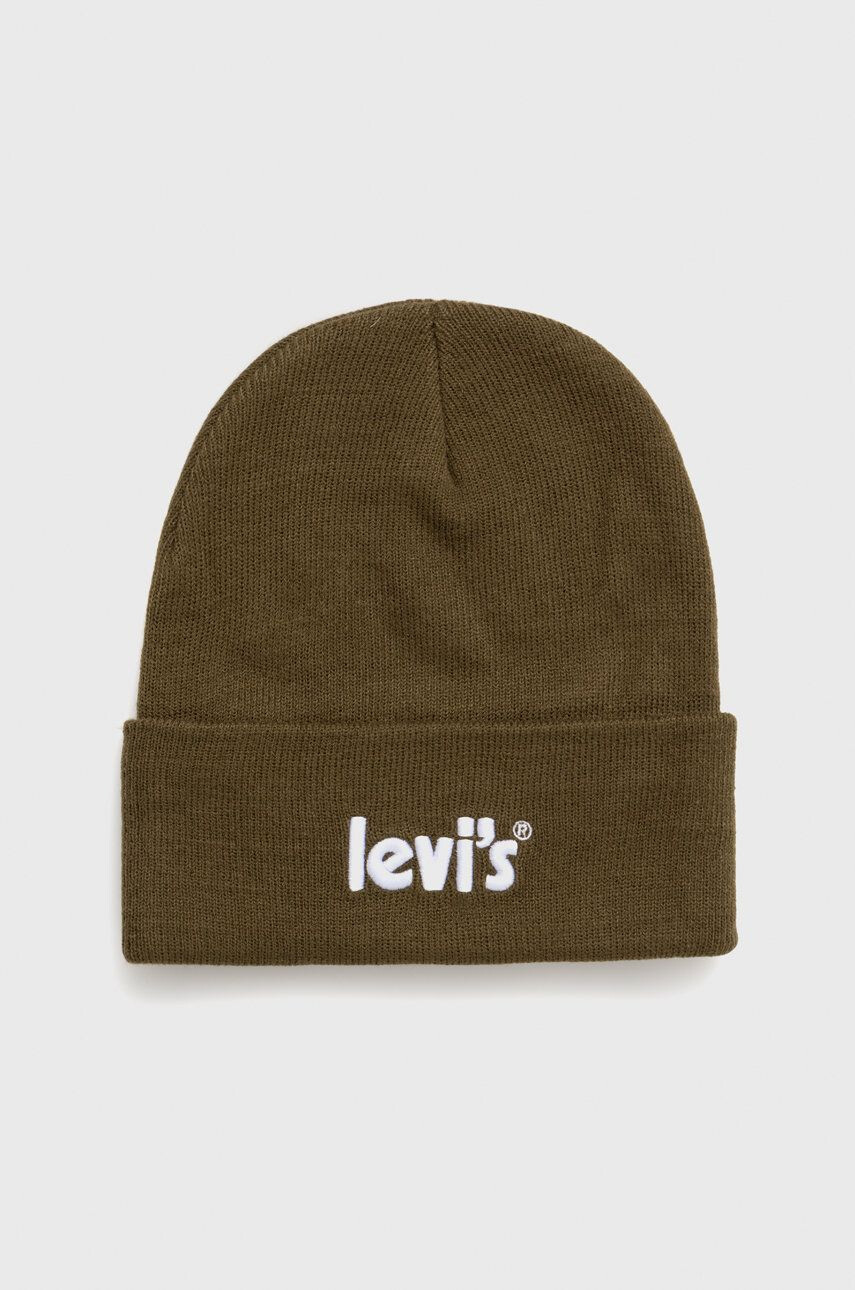 Levi's Dětska čepice zelená barva - Pepit.cz