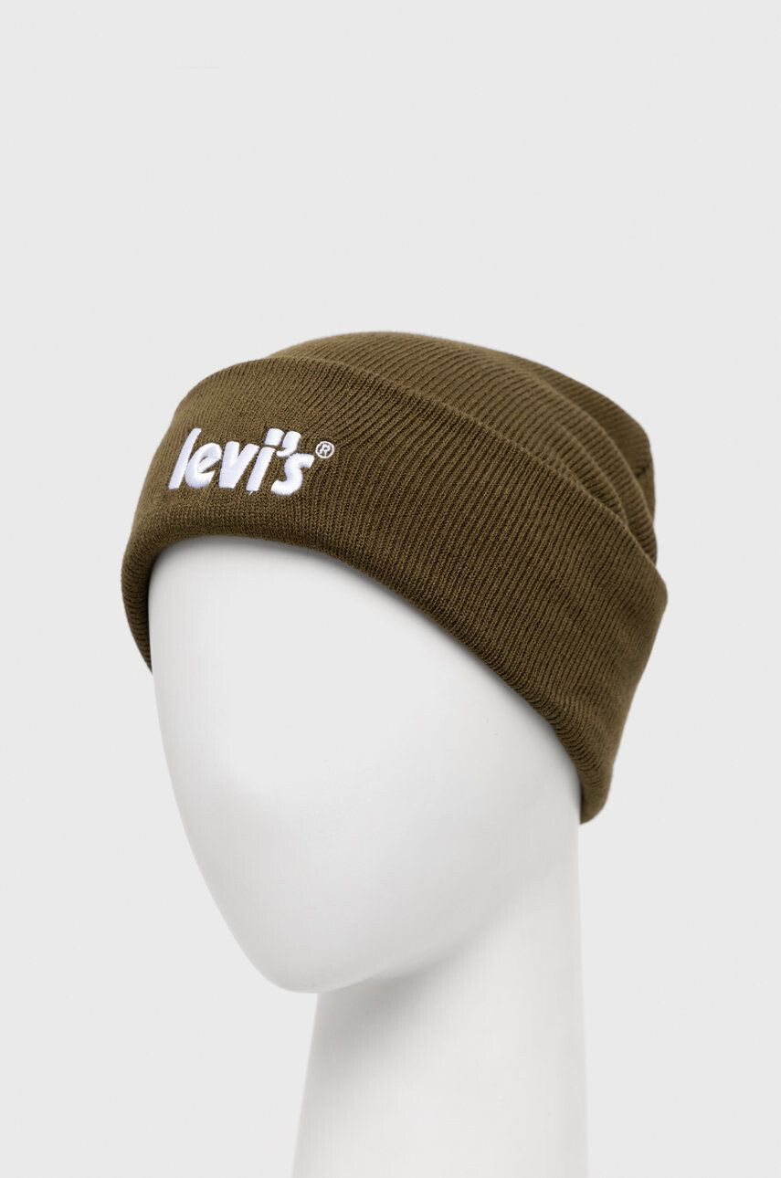 Levi's Dětska čepice zelená barva - Pepit.cz