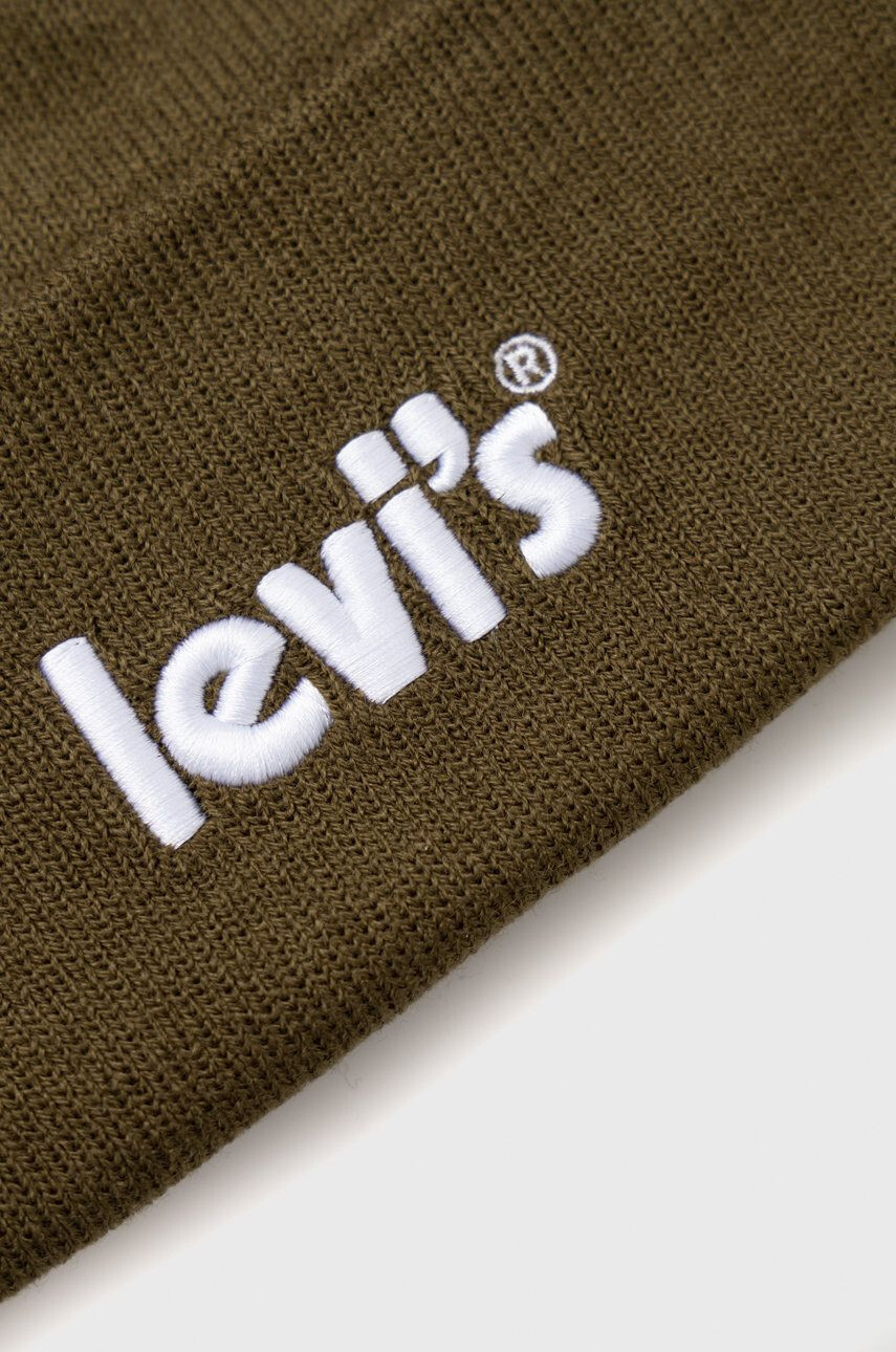 Levi's Dětska čepice zelená barva - Pepit.cz