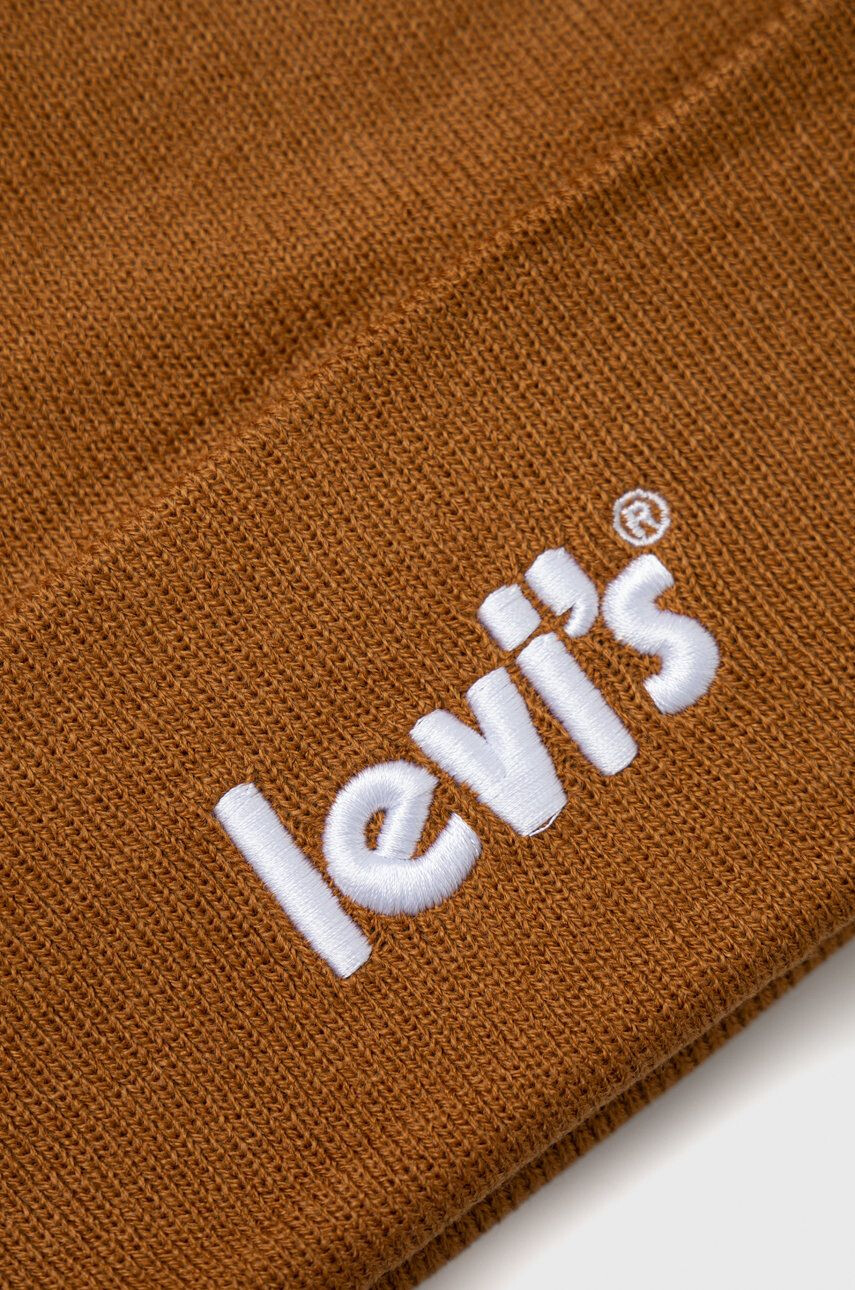 Levi's Dětska čepice hnědá barva - Pepit.cz