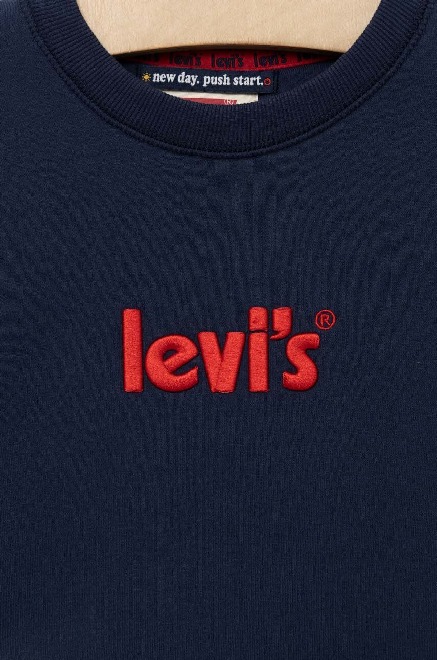 Levi's Dětská mikina tmavomodrá barva vzorovaná - Pepit.cz