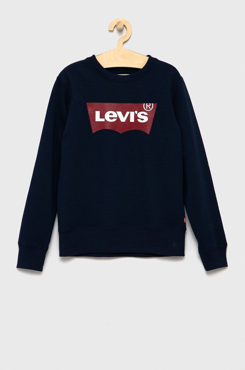 Levi's Dětská mikina tmavomodrá barva s potiskem - Pepit.cz