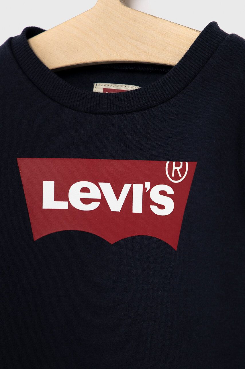 Levi's Dětská mikina tmavomodrá barva s potiskem - Pepit.cz