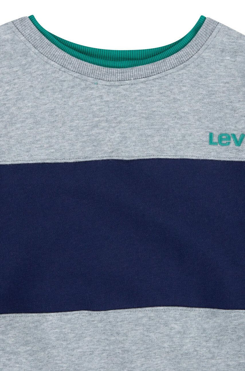 Levi's Dětská mikina šedá barva vzorovaná - Pepit.cz