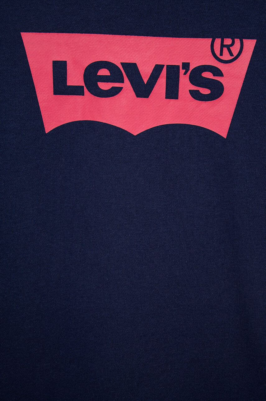 Levi's Dětská mikina tmavomodrá barva s potiskem - Pepit.cz