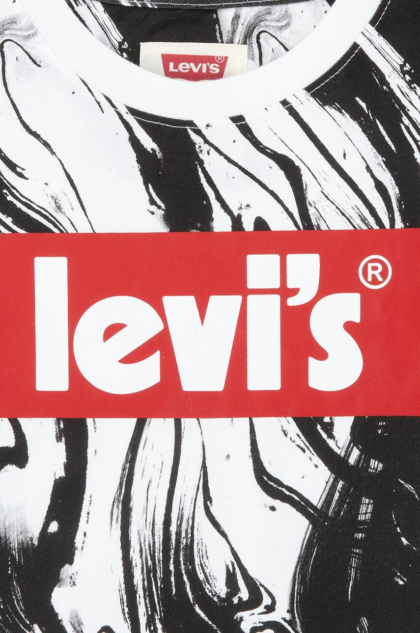 Levi's Dětské bavlněné tričko bílá barva - Pepit.cz