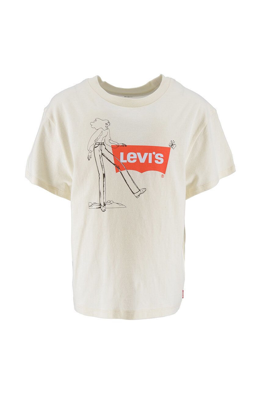 Levi's Dětské bavlněné tričko růžová barva - Pepit.cz