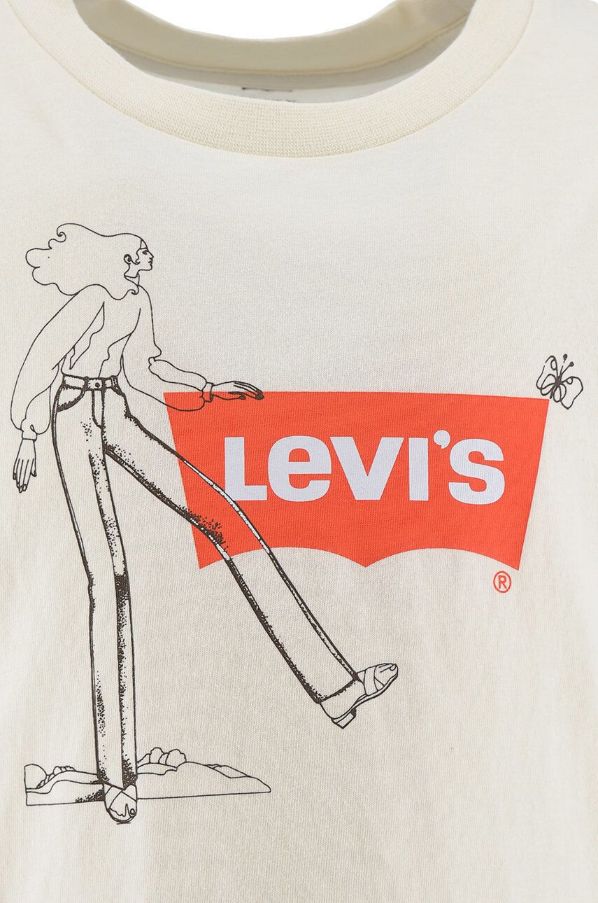 Levi's Dětské bavlněné tričko růžová barva - Pepit.cz