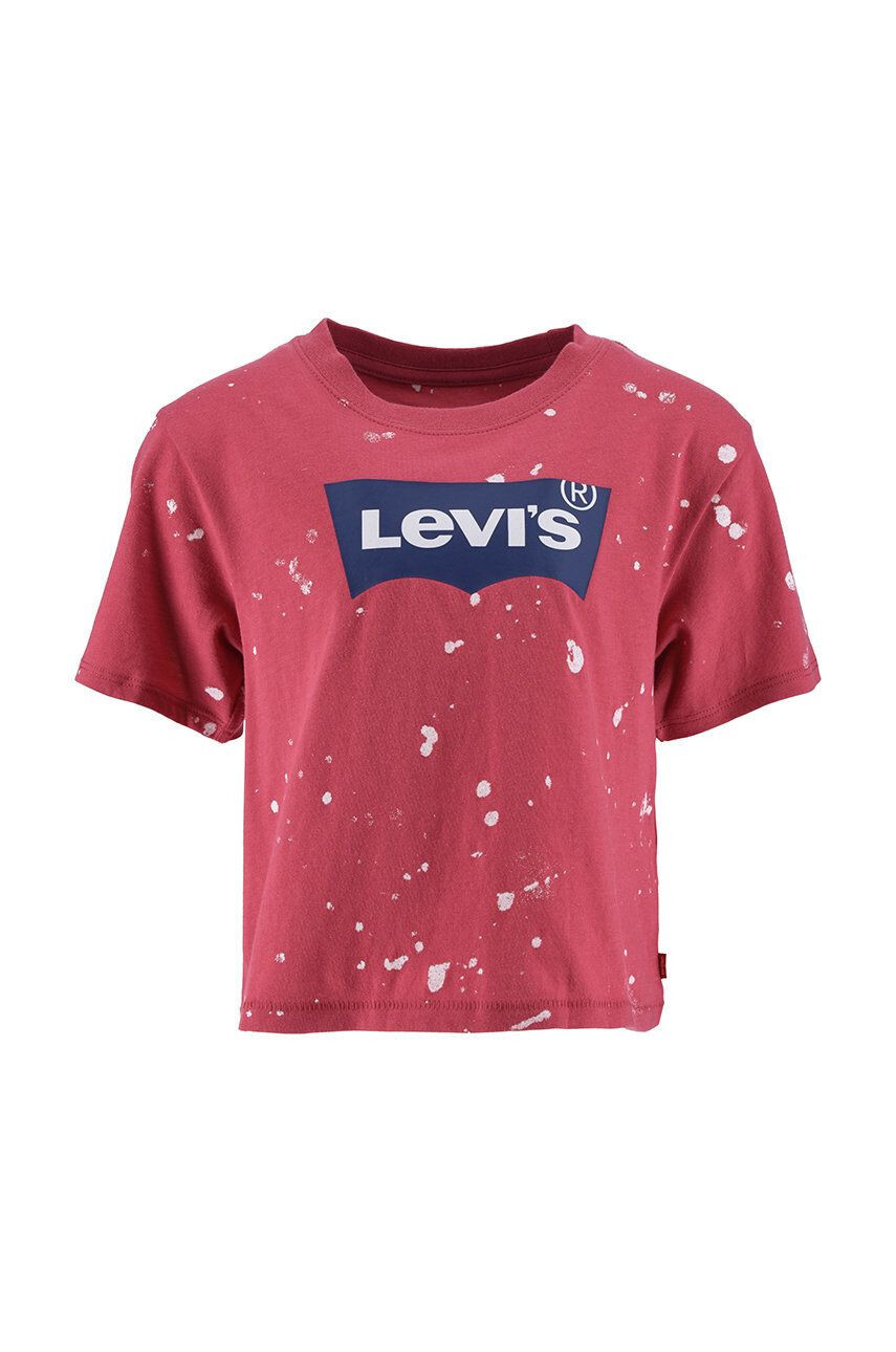 Levi's Dětské bavlněné tričko bílá barva - Pepit.cz