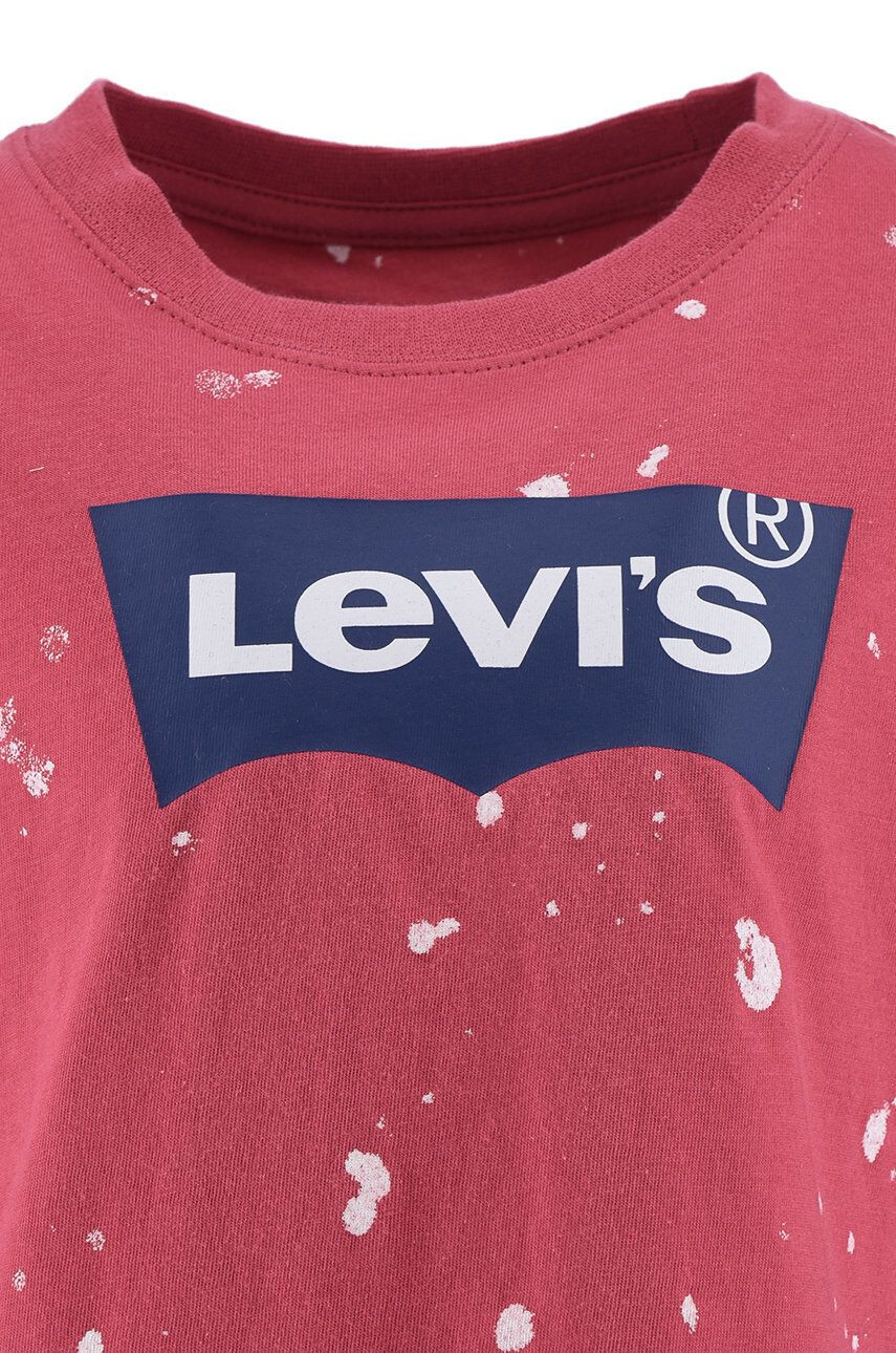 Levi's Dětské bavlněné tričko bílá barva - Pepit.cz