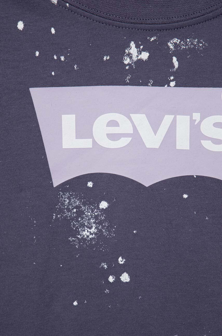 Levi's Dětské bavlněné tričko tmavomodrá barva - Pepit.cz