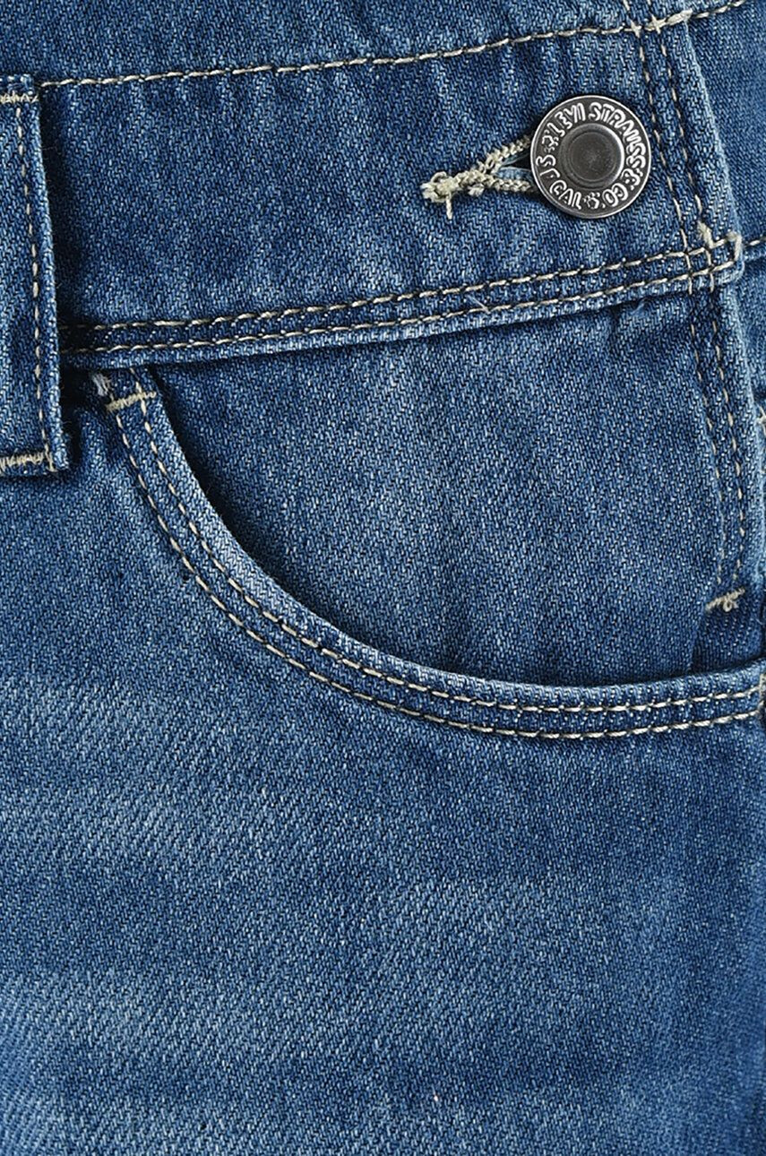 Levi's Dětské džínové lacláče tmavomodrá barva - Pepit.cz