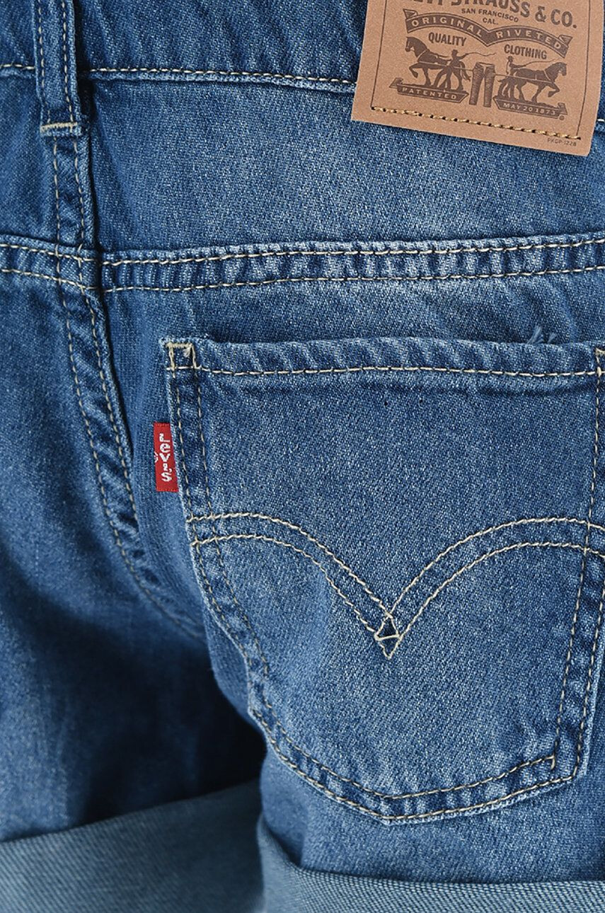 Levi's Dětské džínové lacláče tmavomodrá barva - Pepit.cz