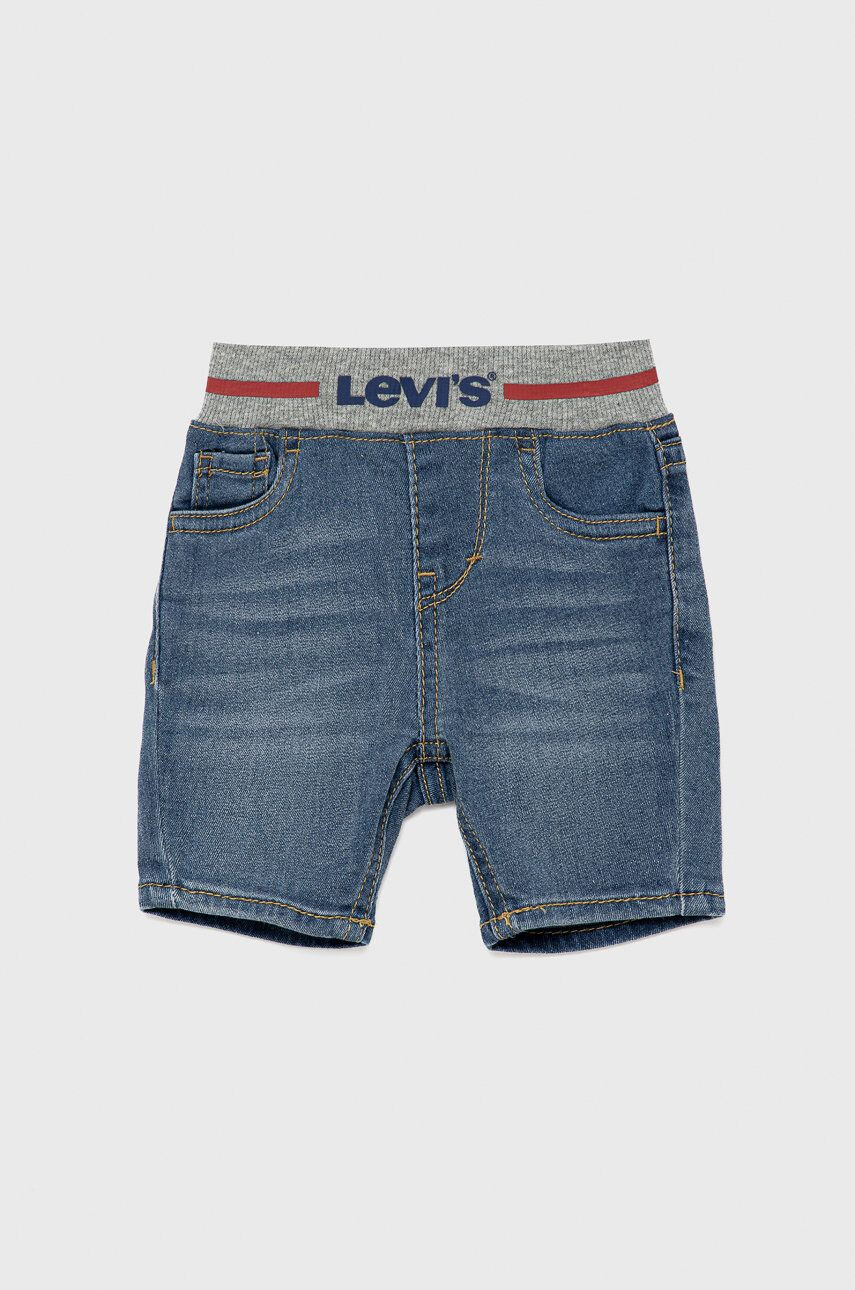 Levi's Dětské riflové kraťasy tmavomodrá barva - Pepit.cz