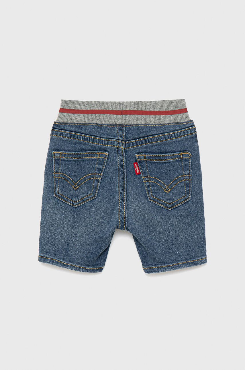 Levi's Dětské riflové kraťasy tmavomodrá barva - Pepit.cz