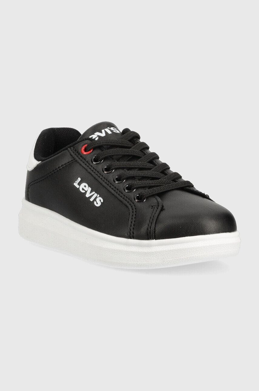 Levi's Dětské sneakers boty černá barva - Pepit.cz