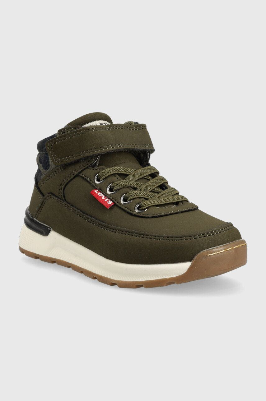 Levi's Dětské sneakers boty zelená barva - Pepit.cz