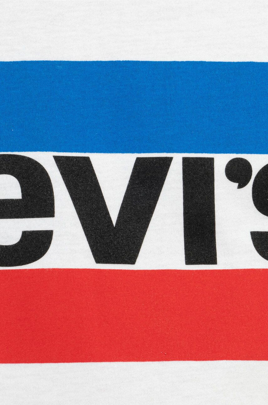 Levi's Dětské tričko bílá barva s potiskem - Pepit.cz