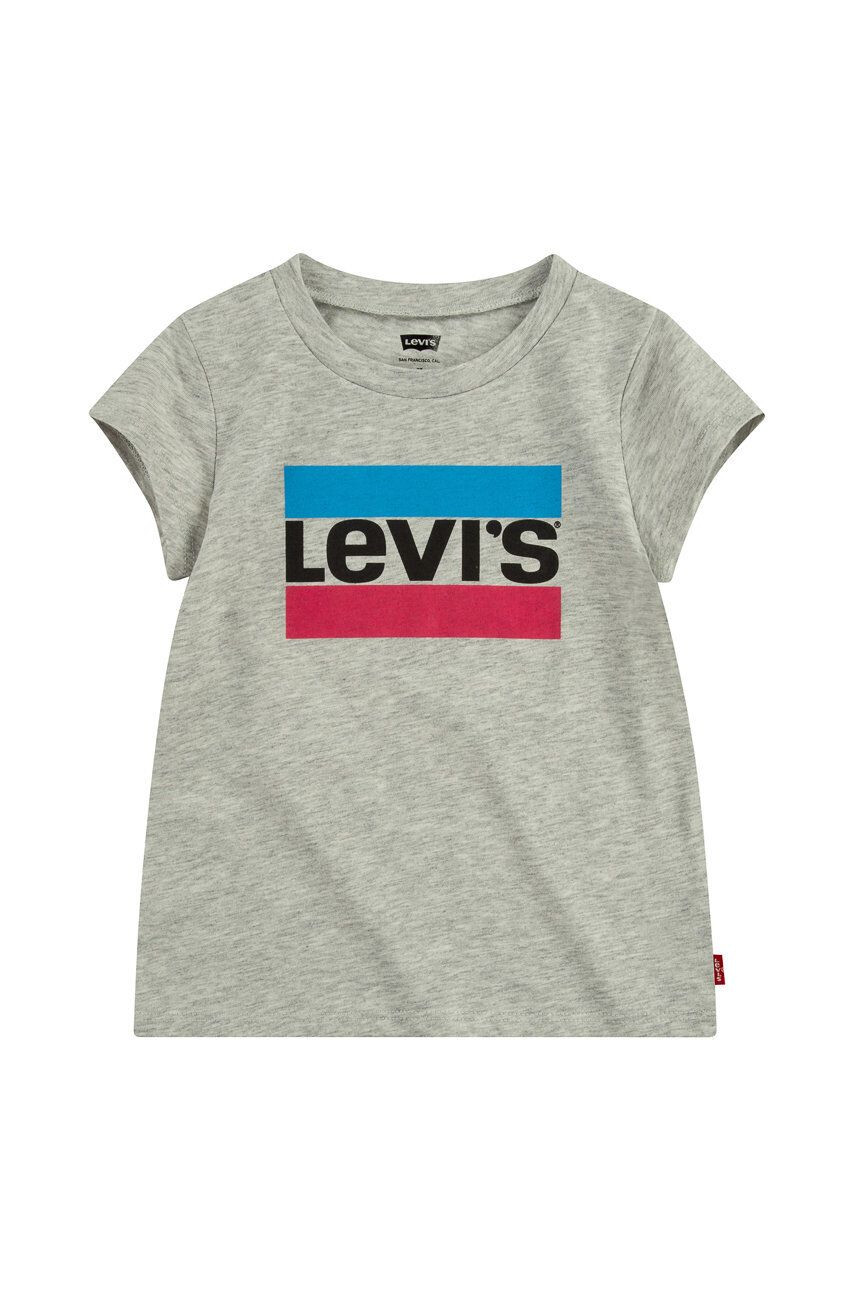 Levi's Dětské tričko šedá barva - Pepit.cz