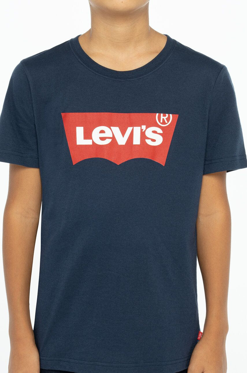 Levi's Dětské tričko tmavomodrá barva s potiskem - Pepit.cz