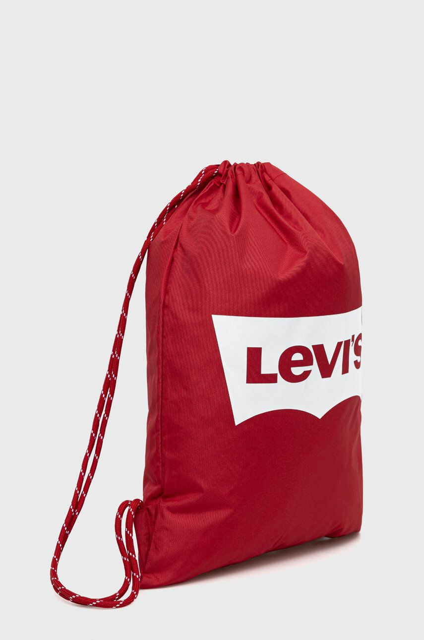 Levi's Dětský batoh červená barva s potiskem - Pepit.cz