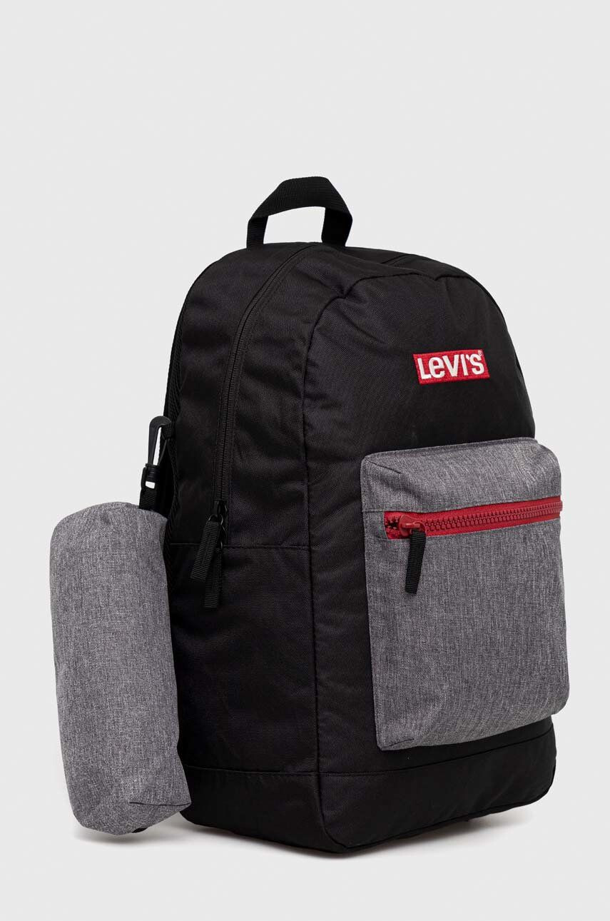 Levi's Dětský batoh černá barva velký vzorovaný - Pepit.cz