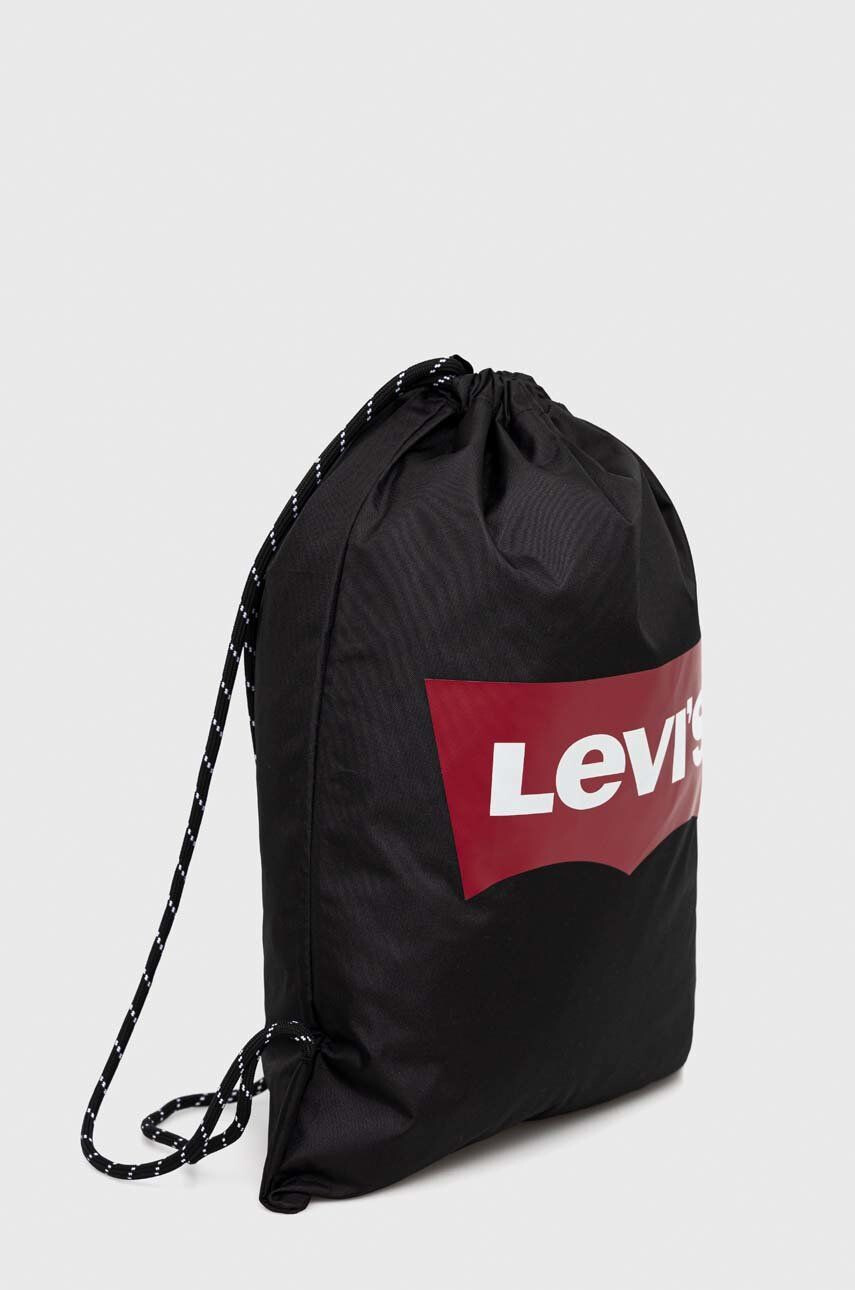 Levi's Dětský batoh černá barva s potiskem - Pepit.cz