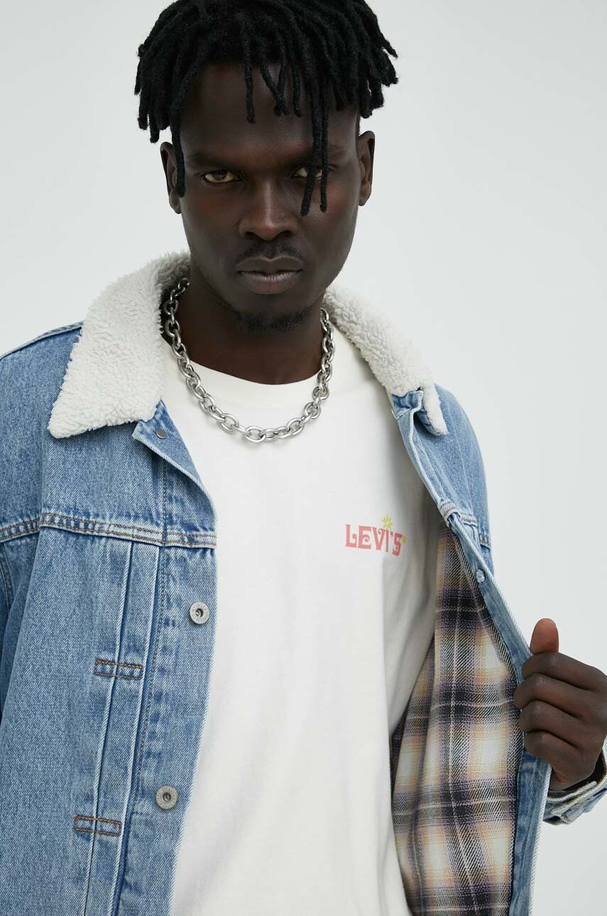 Levi's Džínová bunda pánská přechodná oversize - Pepit.cz