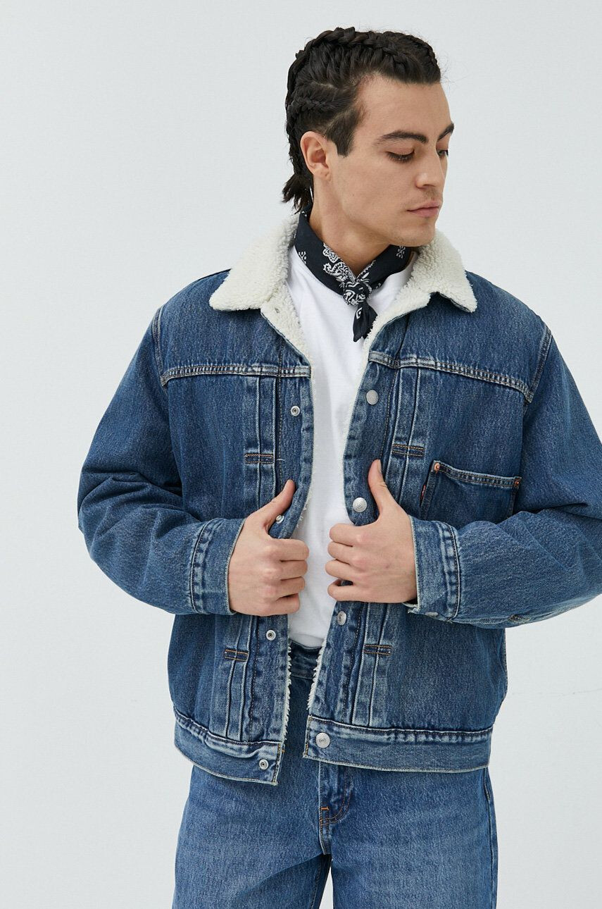 Levi's Džínová bunda pánská přechodná oversize - Pepit.cz