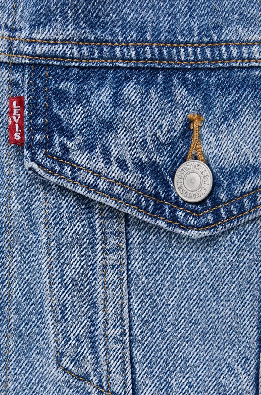 Levi's Džínová bunda dámská přechodná oversize A1743.0004-MedIndigoW - Pepit.cz