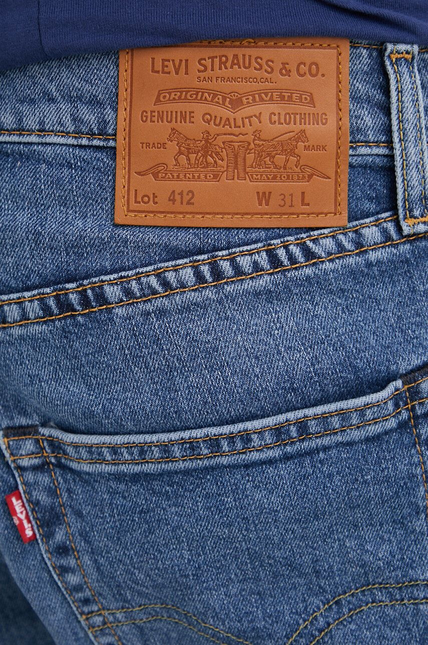 Levi's Džínové šortky pánské tmavomodrá barva - Pepit.cz