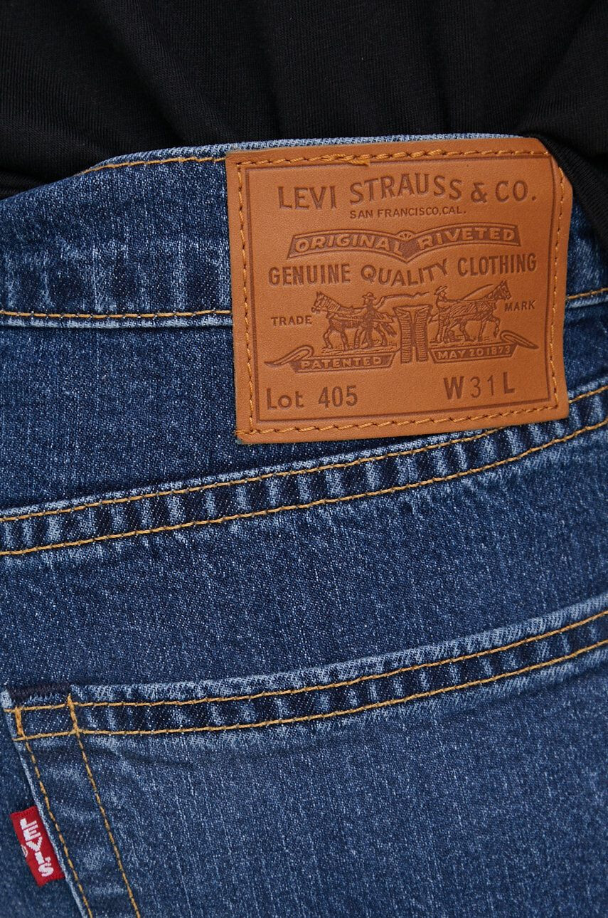 Levi's Džínové šortky pánské tmavomodrá barva - Pepit.cz