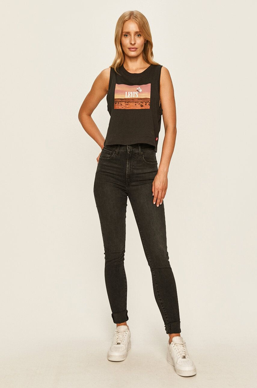 Levi's Džíny Mile High Super Skinny dámské high waist - Pepit.cz