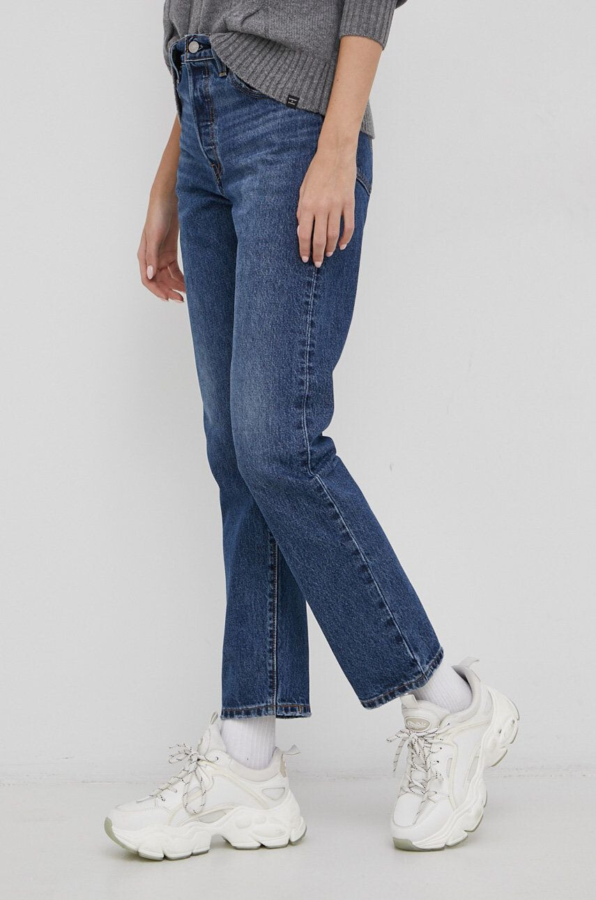 Levi's Džíny 501 dámské high waist 36200.0224-DarkIndig - Pepit.cz