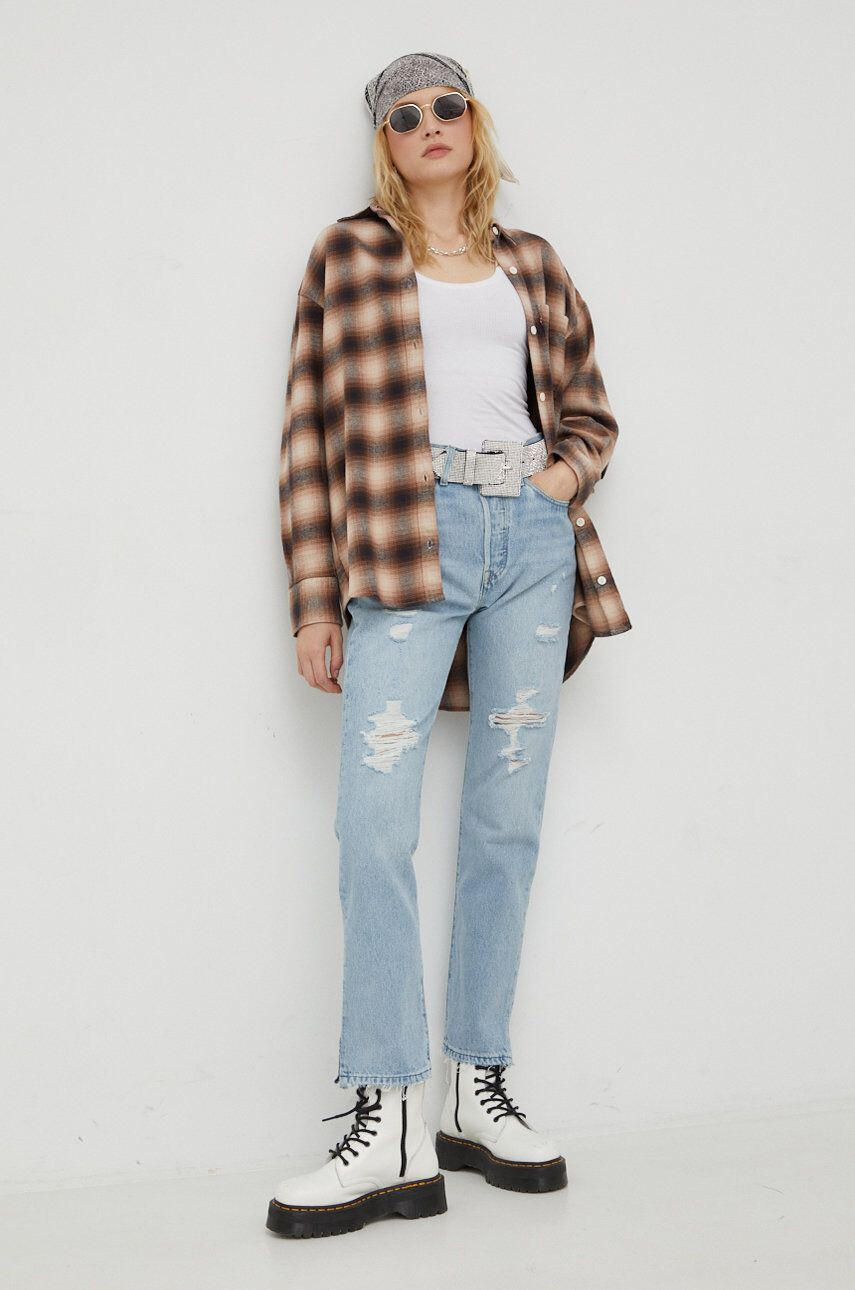 Levi's Džíny 501 Jeans dámské high waist - Pepit.cz