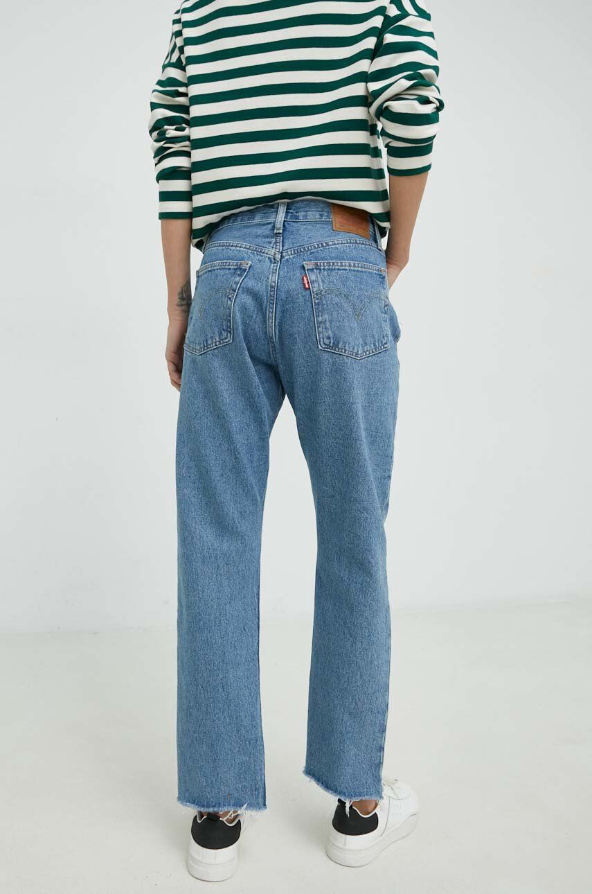 Levi's Džíny 501 Original Cropped dámské high waist - Pepit.cz