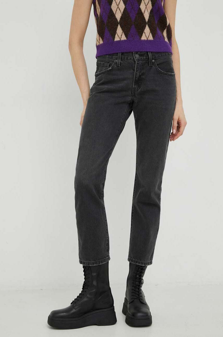 Levi's Džíny Middy Straight dámské medium waist - Pepit.cz