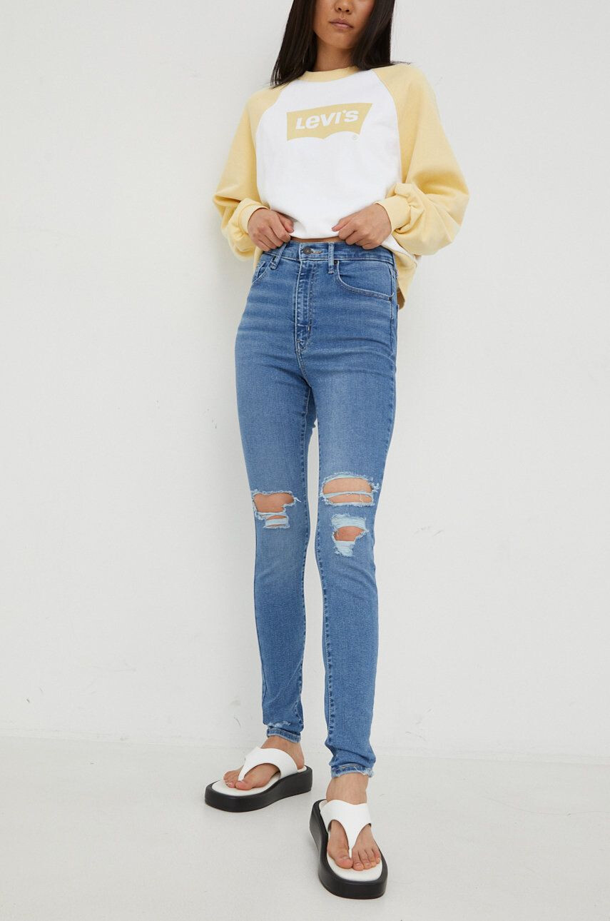 Levi's Džíny Mile High Super Skinny dámské high waist - Pepit.cz