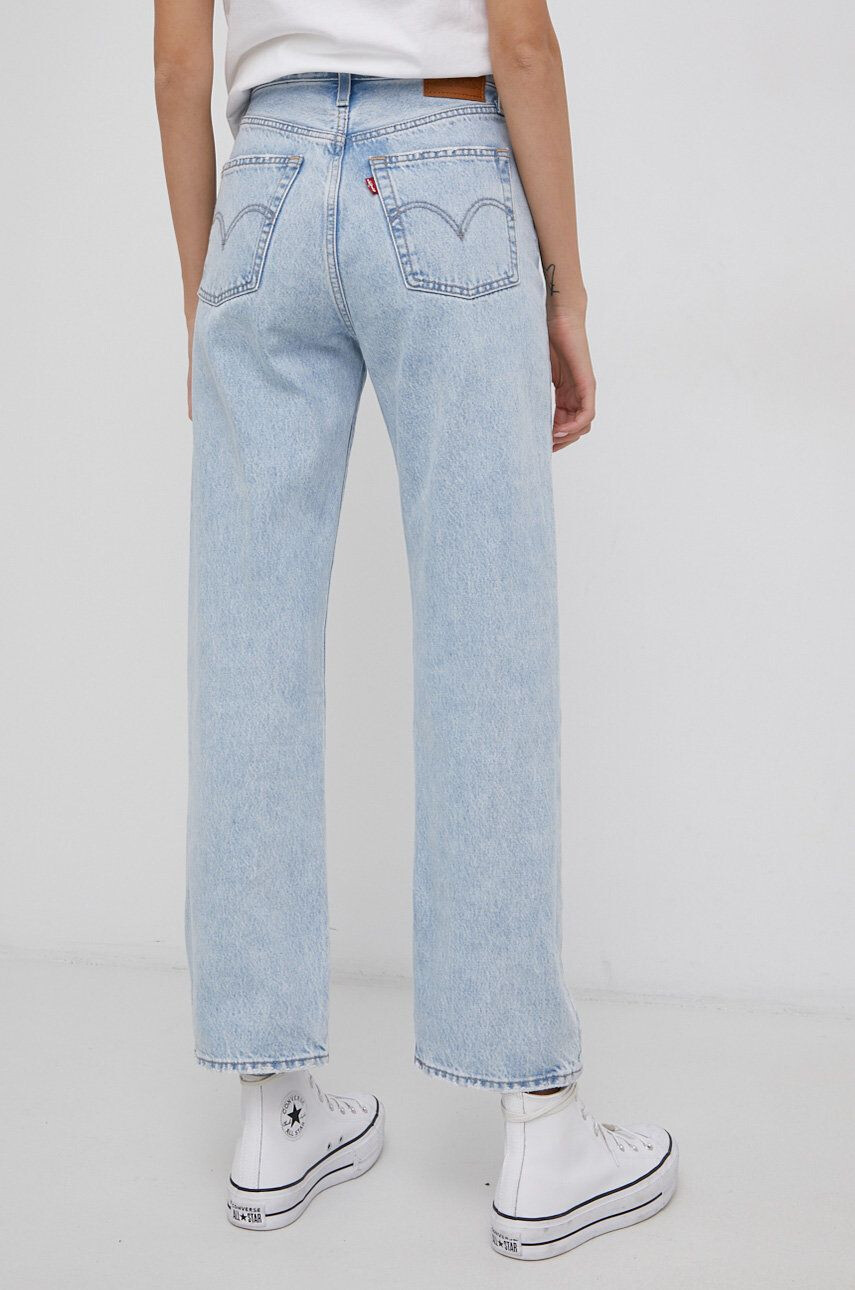 Levi's Džíny Ribcage Straight Ankle dámské high waist 72693.0111-MedIndigo - Pepit.cz