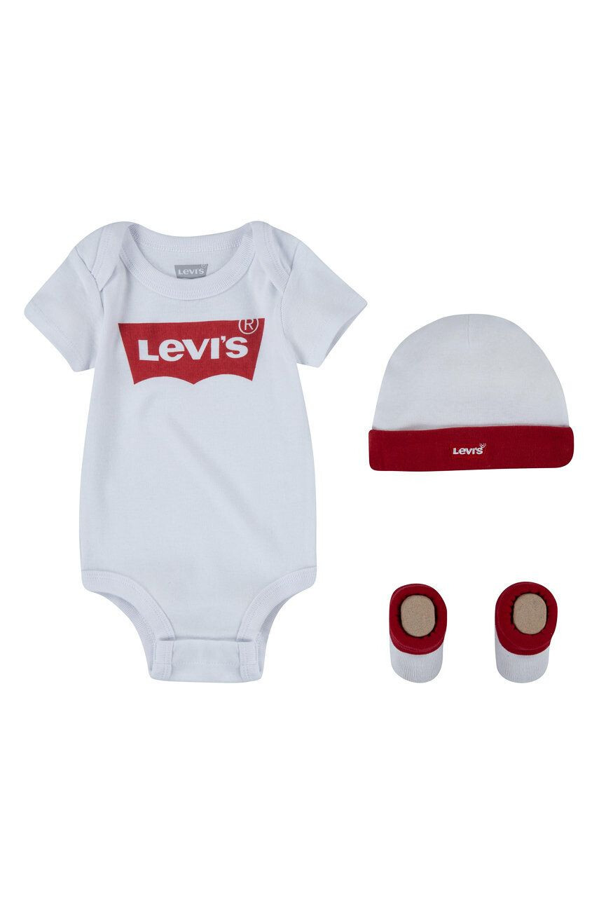 Levi's Kojenecká sada bílá barva - Pepit.cz